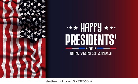 Happy Presidents Day card, Background, poster Vector illustration.