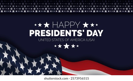 Happy Presidents Day card, Background, poster Vector illustration.