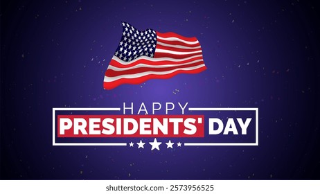 Happy Presidents Day card, Background, poster Vector illustration.