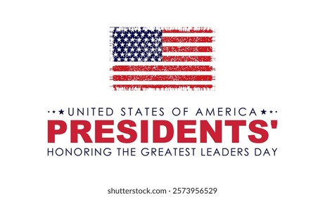 Happy Presidents Day card, Background, poster Vector illustration.