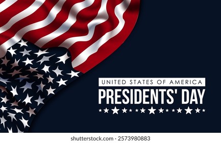 Happy Presidents Day card, Background, poster Vector illustration.