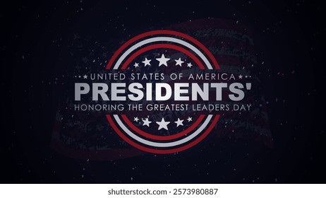 Happy Presidents Day card, Background, poster Vector illustration.