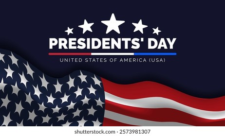 Happy Presidents Day card, Background, poster Vector illustration.