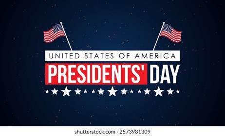 Happy Presidents Day card, Background, poster Vector illustration.