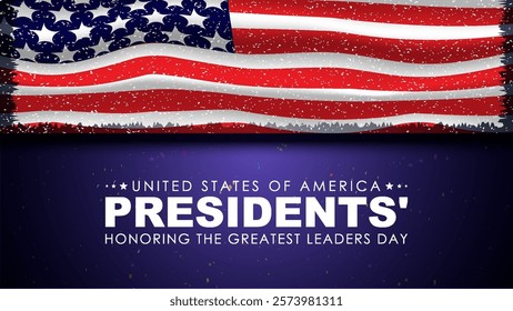 Happy Presidents Day card, Background, poster Vector illustration.