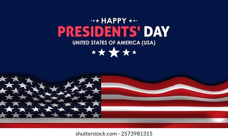 Happy Presidents Day card, Background, poster Vector illustration.