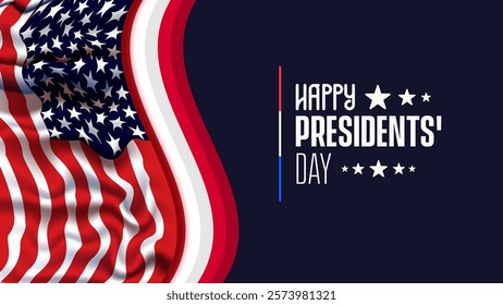 Happy Presidents Day card, Background, poster Vector illustration.