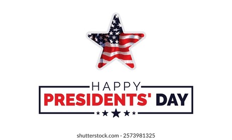 Happy Presidents Day card, Background, poster Vector illustration.