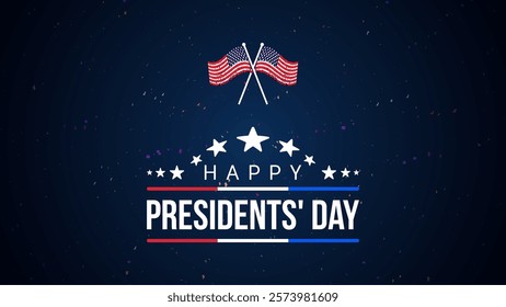 Happy Presidents Day card, Background, poster Vector illustration.