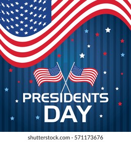 happy presidents day poster