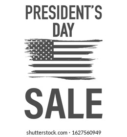 happy president's day poster banner design template vector