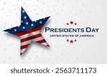 Happy Presidents Day United States Of America Background Vector Illustration