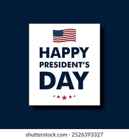 Happy Presidents Day United States Of America Background Vector Illustration