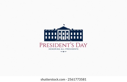 Happy Presidents Day United States Of America Background Vector Illustration