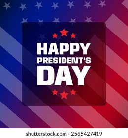 Happy Presidents Day United States Of America Design Background Illustration