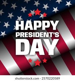 Happy Presidents Day United States Of America Design Background Illustration