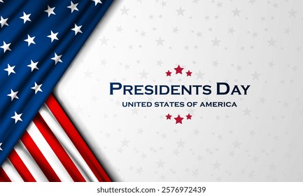 Happy Presidents Day United States Of America Design Background Illustration