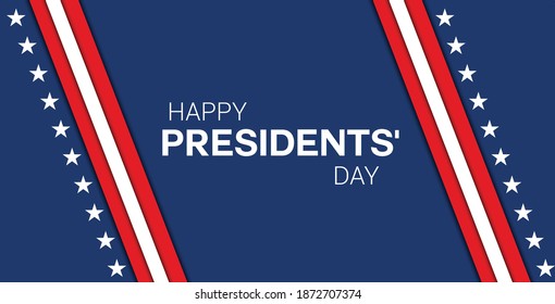 Feliz día del presidente. fondo vectorial.