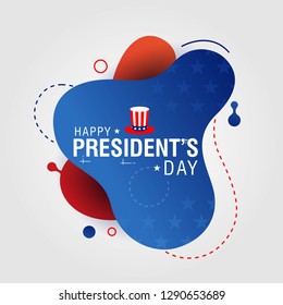 
Happy President's day vector illustration