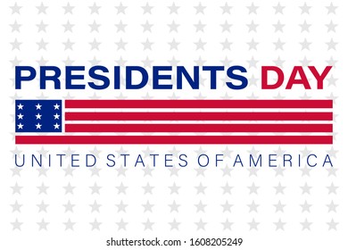 Happy Presidents Day Vector Illustration. Suitable for greeting card, poster and banner. Illustration Of happy Presidents Day. Vector EPS 10.