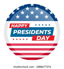 Happy Presidents Day Vector Illustration. Suitable for greeting card, poster and banner. Illustration Of happy Presidents Day. Vector EPS 10.