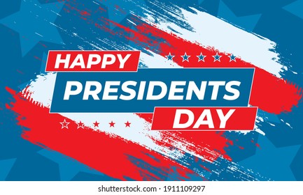 Happy Presidents Day Vector Illustration. Suitable for greeting card, poster and banner. Illustration Of happy Presidents Day. Vector EPS 10.