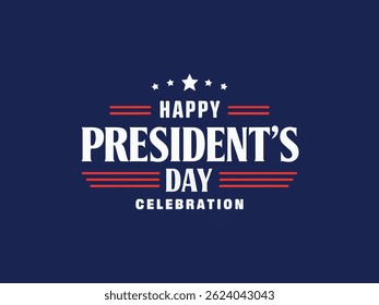 Feliz Dia do Presidente Conjunto de Ilustração Vetor 