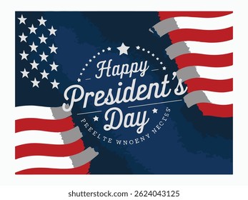 Feliz Dia do Presidente Conjunto de Ilustração Vetor 