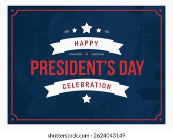 Feliz Dia do Presidente Conjunto de Ilustração Vetor 