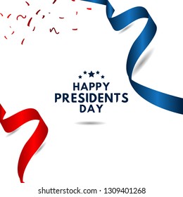 Happy Presidents Day Vector Template Design Illustration