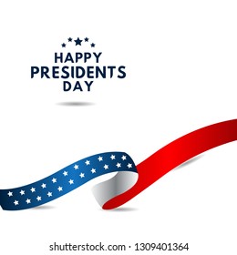 Happy Presidents Day Vector Template Design Illustration