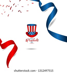 Happy Presidents Day Vector Template Design Illustration