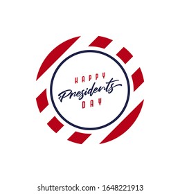 Happy presidents' day web banner illustration vector