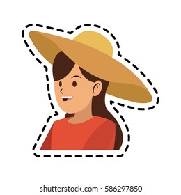 happy pretty woman icon image 