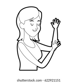 happy pretty woman icon image 