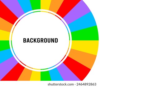 Happy pride month. Abstract rainbow design. Love is love, rainbow flag, lgbt pride. June 2024. Background template. Human rights and tolerance