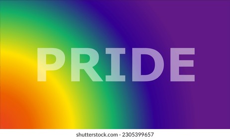 happy pride month rainbow pride lettering modern style template background lgbt pride day