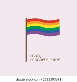 Happy Pride Month Vector | Banner | Progress Pride