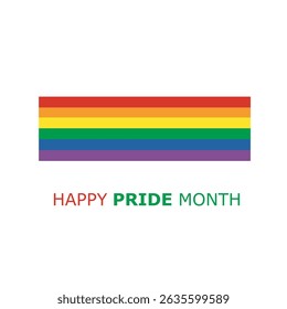 Vector del Mes del Orgullo Feliz | Anuncio | Publicación