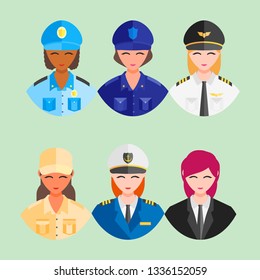 HAPPY PROFESSION WORKER DAY 1 MAY EMPLOYE WOMEN
