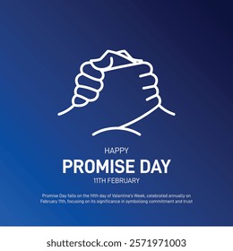 Happy promise day. Happy promise day creative banner, poster, social media post, postcard, background, backdrop, template, flyer, web banner design etc. 