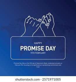 Happy promise day. Happy promise day creative banner, poster, social media post, postcard, background, backdrop, template, flyer, web banner design etc. 