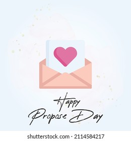 Happy Propose Day, Vector Illustration Design.