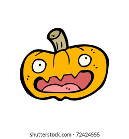 happy pumpkin cartoon