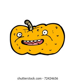 happy pumpkin cartoon
