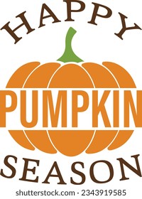 Happy Pumpkin Season T-shirt Design