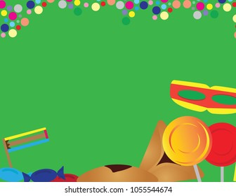 Happy Purim background