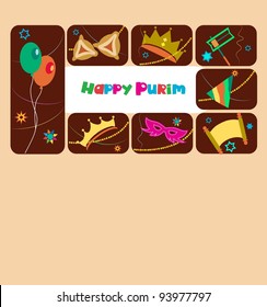 Happy purim, jewish holiday