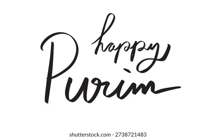 Happy purim text font calligraphy hand written lettering script black color object icon carnival holiday celebration party event happy prim masquerade mask jewish traditional event march month march 