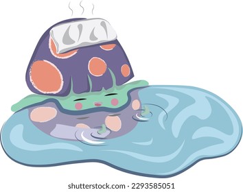 happy purple mushroom do everything that  they want